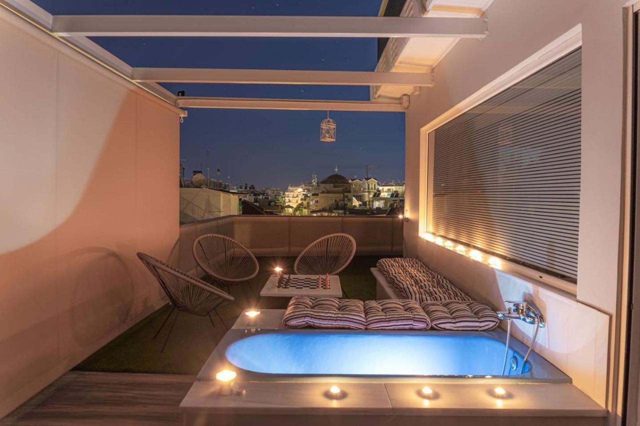 Tiny Central Penthouse, Big Terrace Kalamata Exterior foto